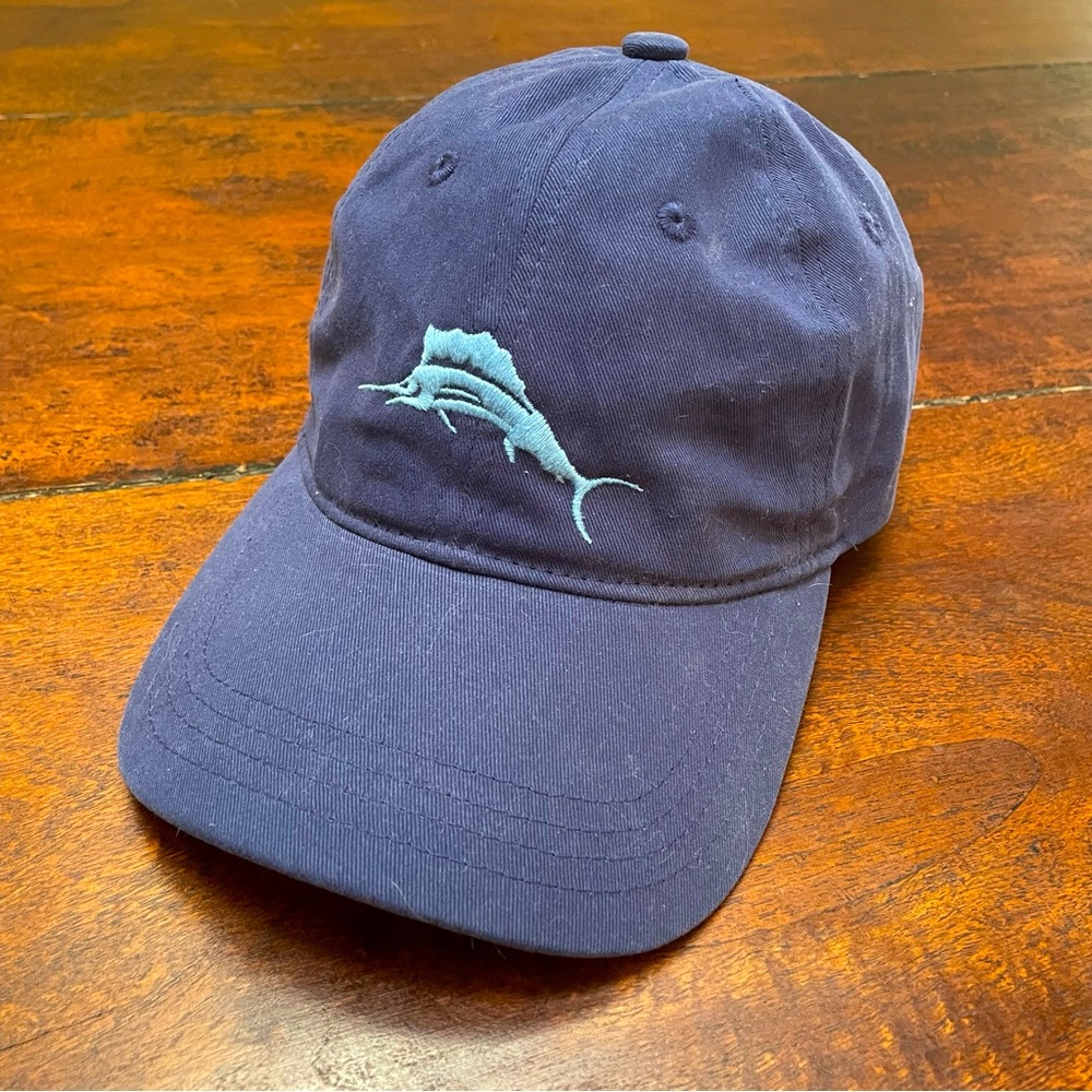 Tommy Bahama Navy Blue Sailfish Buckle-back Cap